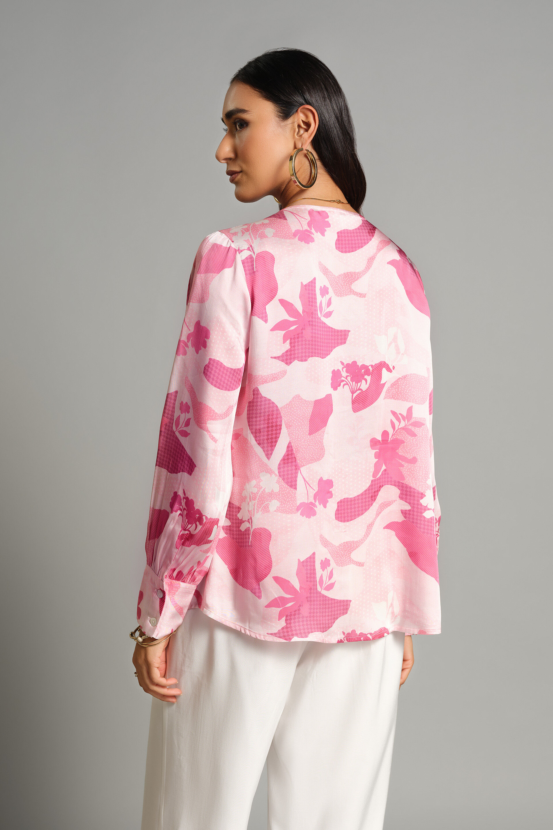 Floral Bliss Top, Pink, image 5